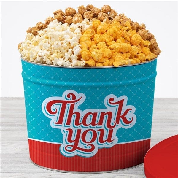 Thanks to the Boss Popcorn Tin Traditional 1 Gallon