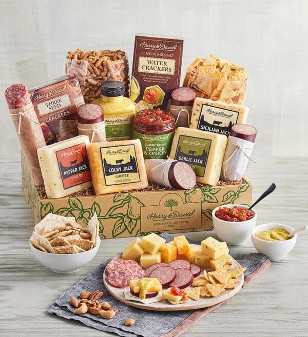 Ultimate Meat And Cheese Gift Box, Assorted Foods, Gifts by Harry & David