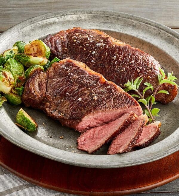 Usda Prime New York Strip Steak - Two 10-Ounce by Harry & David