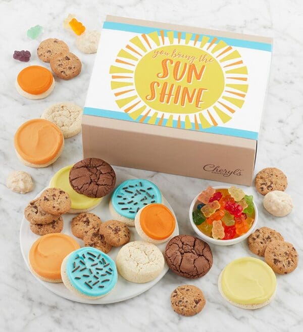 You Bring The Sunshine Party In A Box by Cheryl's Cookies