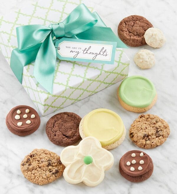 Youre In My Thoughts Treats Gift Box by Cheryl's Cookies