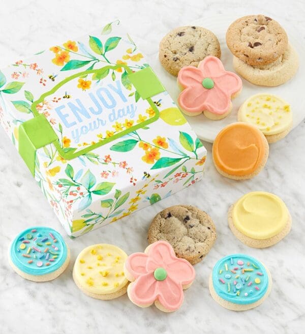 12Ct Enjoy Your Day Cookie Box- Odo by Cheryl's Cookies