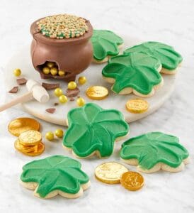 Breakable Chocolate Pot Of Gold & Cookies by Cheryl's Cookies