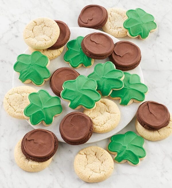 St Patrick's Day Cookie Assortment Gift Box by Cheryl's Cookies