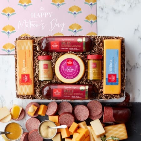 Mother's Day Summer Sausage & Cheese Gift Box | Hickory Farms