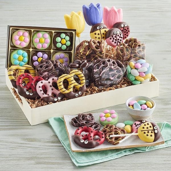Spring Luxurious Belgian Chocolate Festive Harry & David Gift Basket