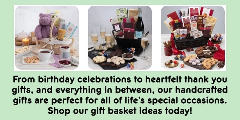 kudosz gift baskets - from birthday celebrations to heartfelt thank you gifts, and everything in between, our handcrafted gifts are perfect for all of life's special occasions. shop our gift basket ideas today!