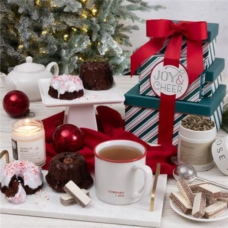 Tea, Candle, and Bundt Cakes for the Holidays
