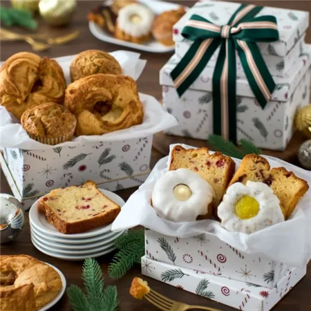 Christmas Breakfast Pastry Gift Tower
