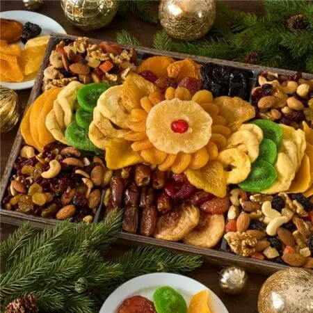 Christmas Dried Fruits and Nuts