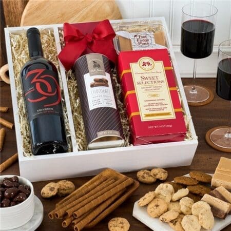 Classic Red Wine and Chocolate Gift