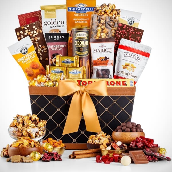 Ghirardelli Delectable Sweet & Savory Memorable Gift Basket