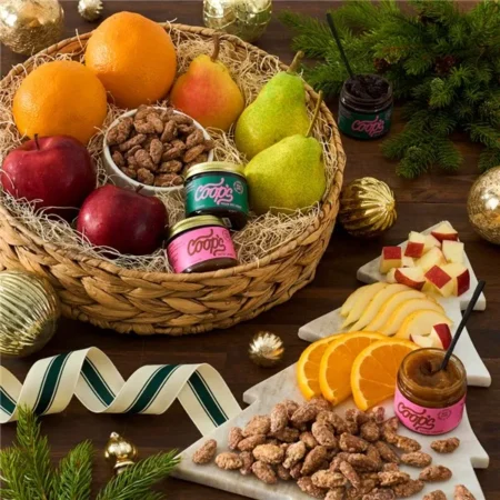 Happy Holidays Healthy Treats Gift Basket
