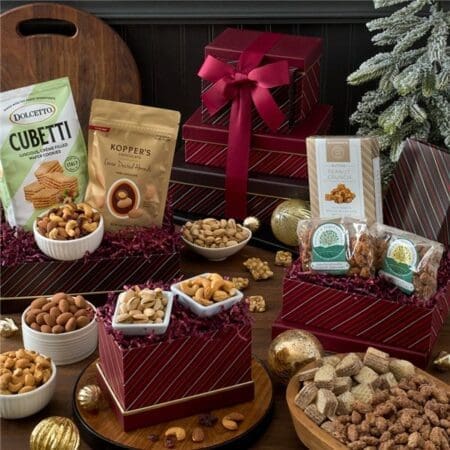 Holiday Premium Mixed Nuts Tower