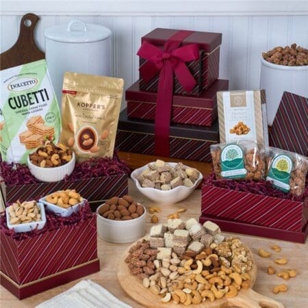 Premium Mixed Nuts Tower