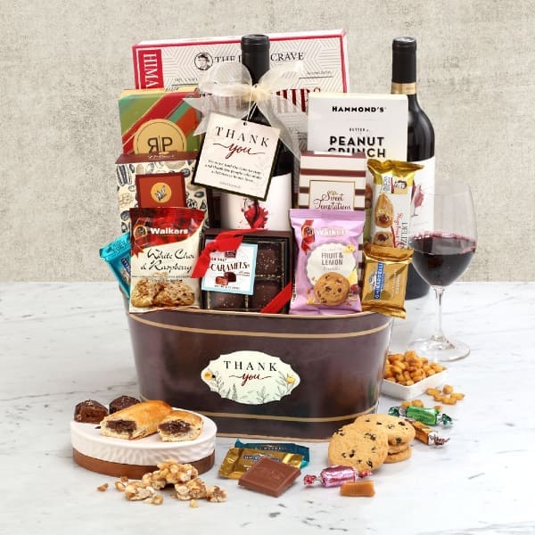 Ghirardelli Gourmet Thank You Cookies Supreme Gift Basket