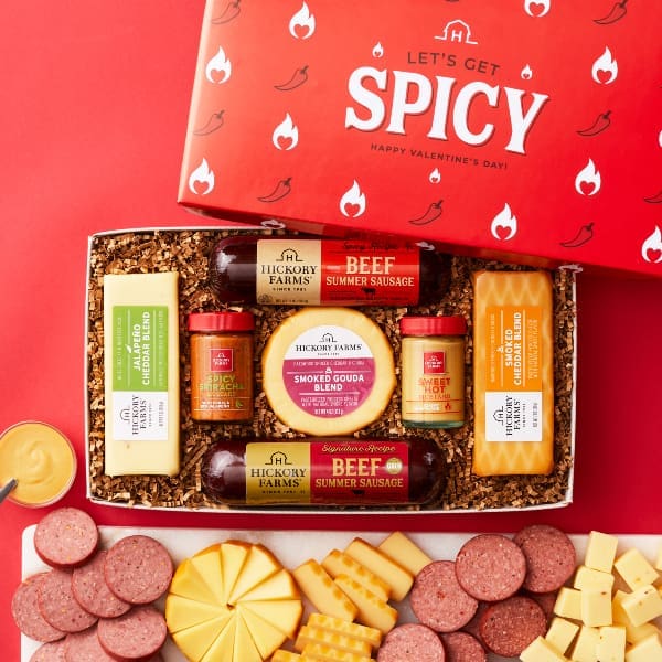 Let's Get Spicy Sausage & Jalapeño Valentine's Day Gift Basket