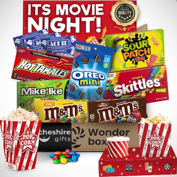 M&M's Starstruck Movie Night Fun Candies and Popcorn Gift Basket