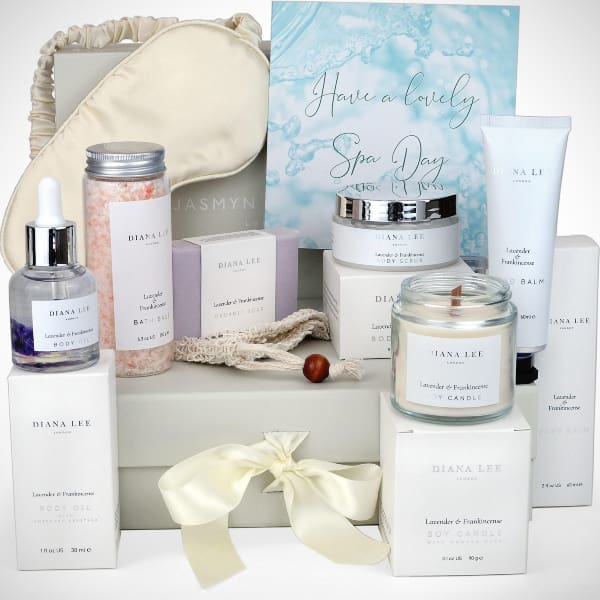 Soothing Lavender and Luxury Aromatherapy Home Spa Gift Basket