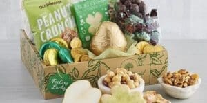 Shamrock Cookies and Chocolate Mints St. Patrick’s Day Gift Basket